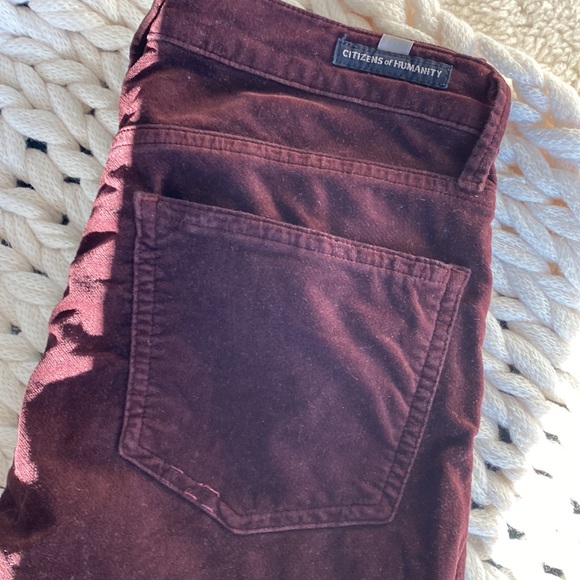 Burgundy Rocket Sz 26 Citizens of Humanity - Picture 3 of 7